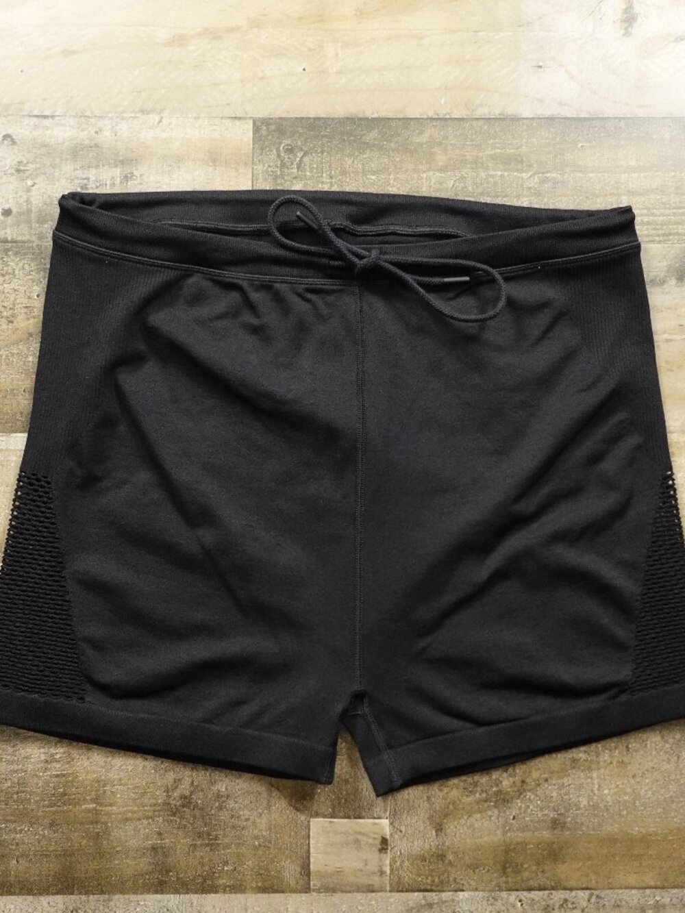 Aerie OFFLINE Seamless Shortie Women’s XXL Black High Rise 3” Bike Shorts